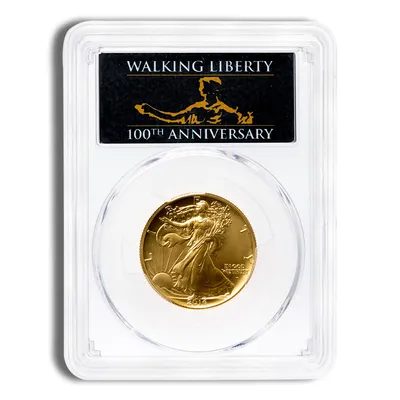 2016-W 1/2 oz Gold Walking Liberty Centennial Coin PCGS SP70 — Gold bullion from Standard Bullion