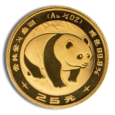 1/4 oz China Gold Panda - BU - Sealed (Year Varies) — Gold bullion from Standard Bullion