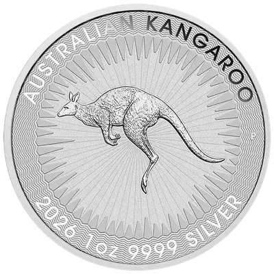 2026 1 oz Australian Kangaroo Silver Coin — Silver bullion from Standard Bullion