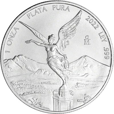 2022 1 oz Silver Mexican Libertad - BU — Silver bullion from Standard Bullion