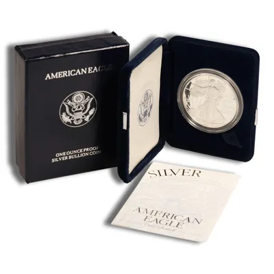 2000-P Proof Silver Eagle with Box & COA — Silver bullion from Standard Bullion