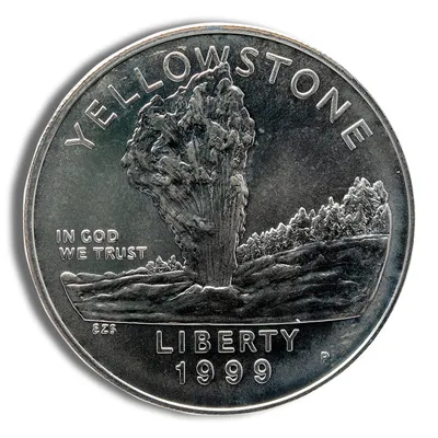 1999-P <body> Yellowstone Silver Commem - BU — Silver bullion from Standard Bullion