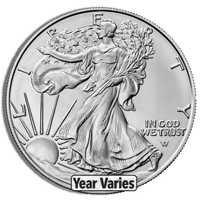 Silver American Eagle - BU (Year Varies) — Silver bullion from Standard Bullion