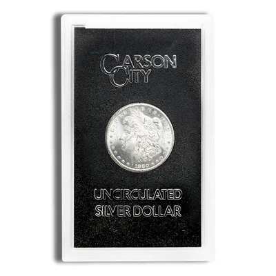 1880-CC GSA Morgan Dollar w/Box & COA — Silver bullion from Standard Bullion