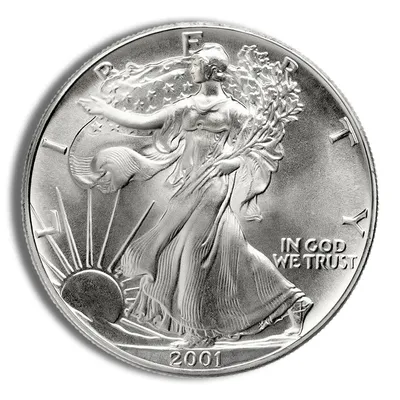 2001 Silver American Eagle - BU — Silver bullion from Standard Bullion