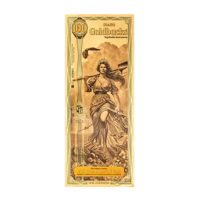 Idaho 100 Goldback — Gold bullion from Standard Bullion