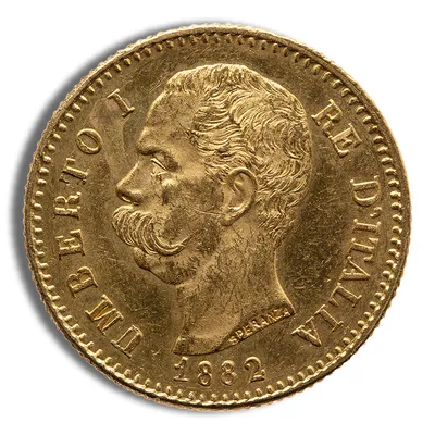 Italy 20 Lire Gold Coin — Gold bullion from Standard Bullion