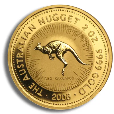 2006 2 oz Australia Gold Nugget - BU — Gold bullion from Standard Bullion