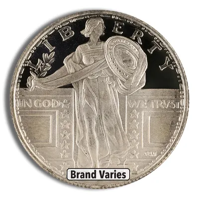1/4 oz Silver Round - Brand Varies — Silver bullion from Standard Bullion