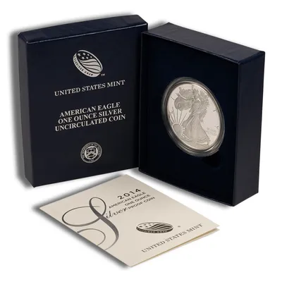 2014-W Proof Silver Eagle with Box & COA — Silver bullion from Standard Bullion