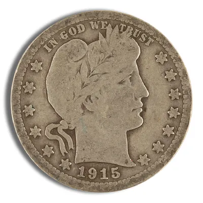 <body> FV 90% Silver Barber Quarters - G-F — Silver bullion from Standard Bullion