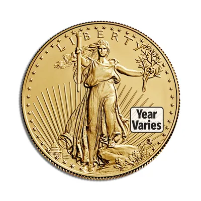 1/2 oz Gold Eagle - BU (Year Varies) — Gold bullion from Standard Bullion