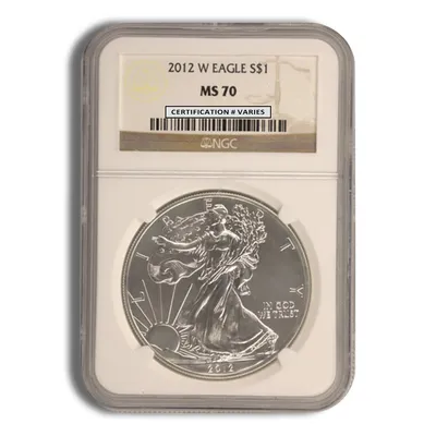 2012 Silver Eagle NGC MS70 — Silver bullion from Standard Bullion