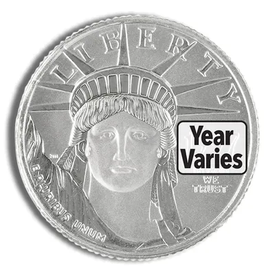 1/10 oz Platinum Eagle - BU (Date Varies) — Platinum bullion from Standard Bullion