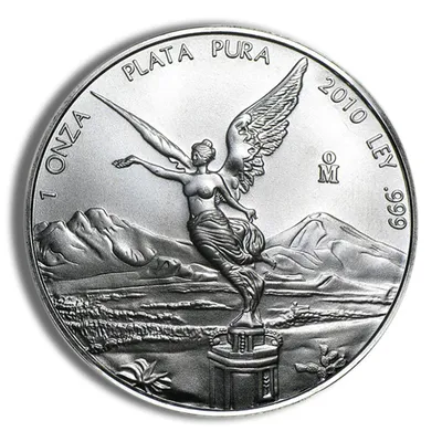 2010 1 oz Silver Mexican Libertad - BU — Silver bullion from Standard Bullion