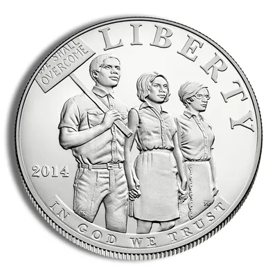 2014-P <body> Civil Rights Act Silver Commem - BU — Silver bullion from Standard Bullion