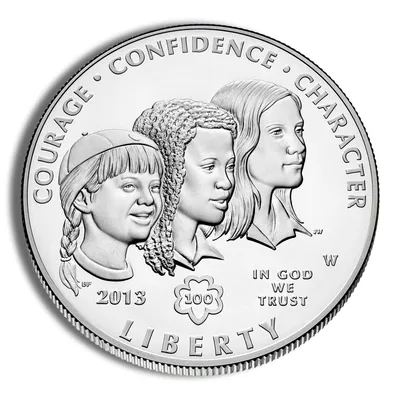 2013-W <body> Girl Scouts Silver Commem - BU — Silver bullion from Standard Bullion
