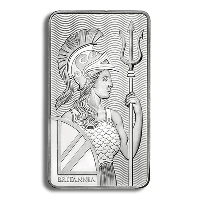 100 oz Silver Bar - Britannia — Silver bullion from Standard Bullion