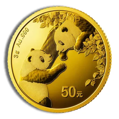 3 gram China Gold Panda - BU - Unsealed (Year Varies) — Gold bullion from Standard Bullion