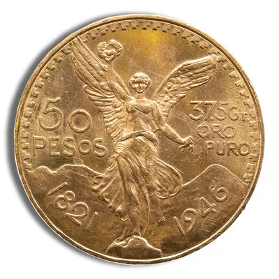 1946 Mexico Gold 50 Peso BU — Gold bullion from Standard Bullion