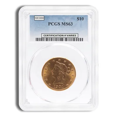 <body>0 Gold Liberty Eagle - PCGS MS63 — Gold bullion from Standard Bullion