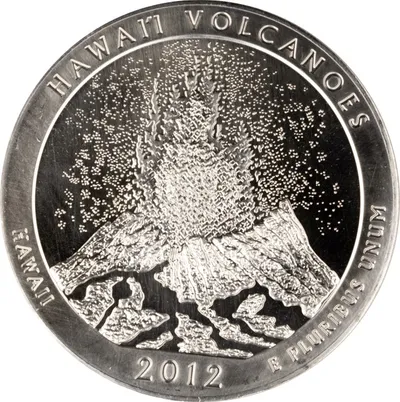 2012 5 oz ATB Hawaii Volcanoes Silver Coin - BU — Silver bullion from Standard Bullion
