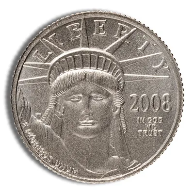 2008-W 1/10 oz Burnished Platinum Eagle <body>0 (Cap Only) — Platinum bullion from Standard Bullion
