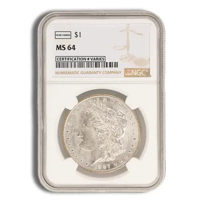 Pre-1921 Morgan Dollar - NGC MS64 — Silver bullion from Standard Bullion