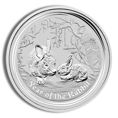 2011 Kilo Australia Silver Lunar Rabbit BU - Series II — Silver bullion from Standard Bullion