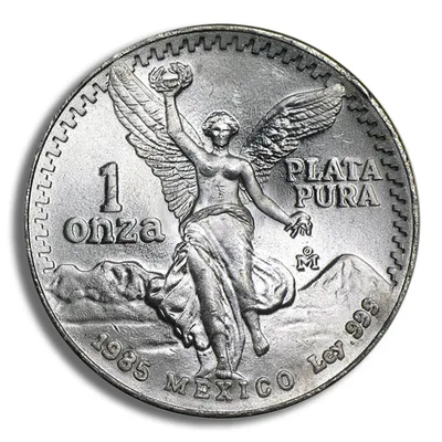1985 1 oz Silver Mexican Libertad - BU — Silver bullion from Standard Bullion