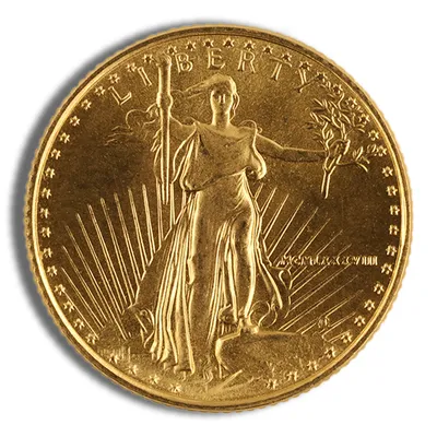 1989 1/10 oz Gold Eagle - BU (MCMLXXXVIX) — Gold bullion from Standard Bullion