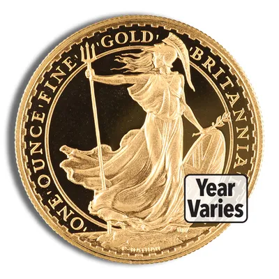 1 oz Gold Britannia (1987-2012) — Gold bullion from Standard Bullion