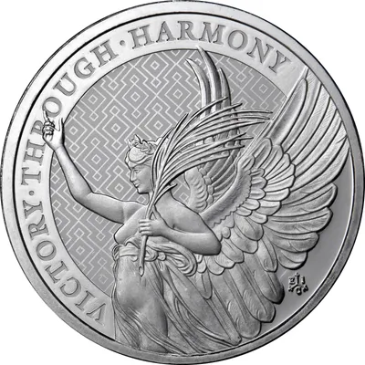 2021 1 oz St. Helena Silver Queen's Virtues Harmony — Silver bullion from Standard Bullion