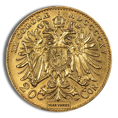 Austria 20 Corona Gold Coin — Gold bullion from Standard Bullion