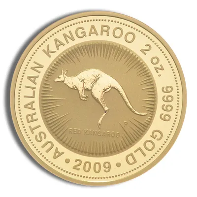 2009 2 oz Australia Gold Kangaroo- BU — Gold bullion from Standard Bullion