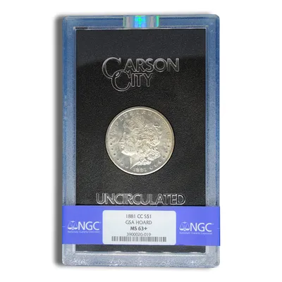 1881-CC GSA Morgan Dollar - NGC MS63+ — Silver bullion from Standard Bullion