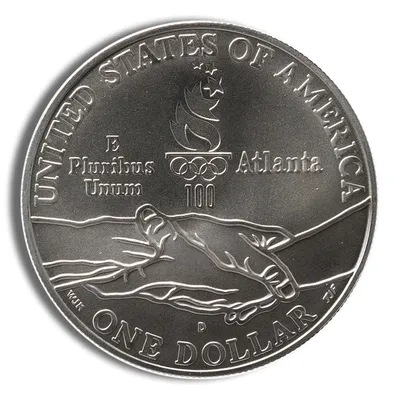 1995-D <body> Gymnast Silver Commem - BU — Silver bullion from Standard Bullion