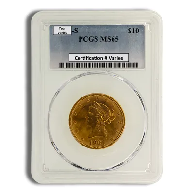 <body>0 Gold Liberty Eagle - PCGS MS65 — Gold bullion from Standard Bullion