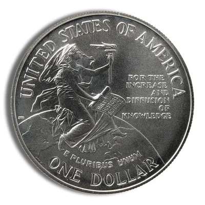 1996-D <body> Smithsonian Silver Commem - BU — Silver bullion from Standard Bullion