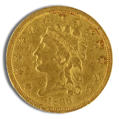 $2.5 Gold Classic Head Quarter Eagle - Cleaned — Gold bullion from Standard Bullion