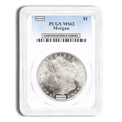 1921 Morgan Dollar - PCGS MS60-MS62 — Silver bullion from Standard Bullion