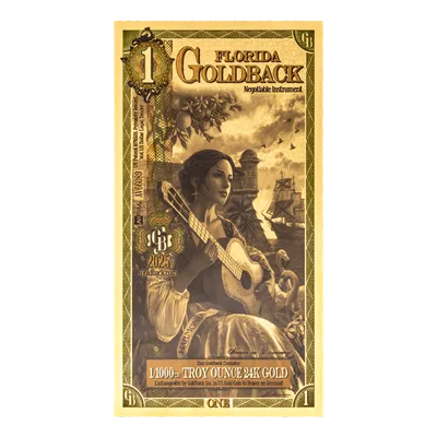 Florida 1 Goldback — Gold bullion from Standard Bullion