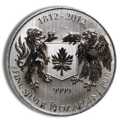 2012 3/4 oz Canada Silver War of 1812 — Silver bullion from Standard Bullion