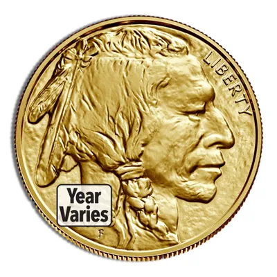 1 oz Gold Buffalo - BU (Year Varies) — Gold bullion from Standard Bullion