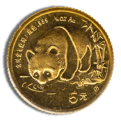 1/20 oz China Gold Panda - BU - Unsealed (Year Varies) — Gold bullion from Standard Bullion