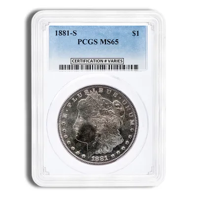 Pre-1921 Morgan Dollar - PCGS MS65 — Silver bullion from Standard Bullion