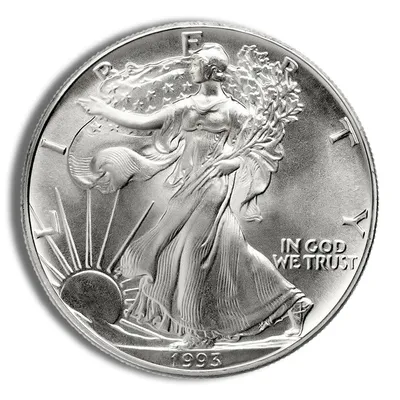 1993 Silver American Eagle - BU — Silver bullion from Standard Bullion