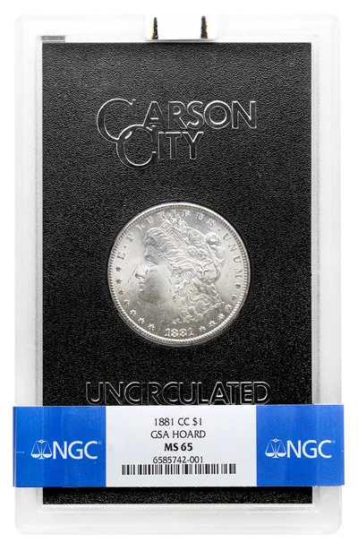 1881-CC GSA Morgan Dollar - NGC MS65 — Silver bullion from Standard Bullion