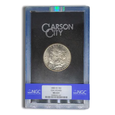 1883-CC GSA Morgan Dollar - NGC MS63+ — Silver bullion from Standard Bullion