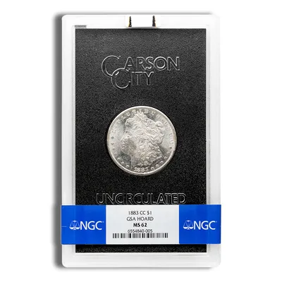 1883-CC GSA Morgan Dollar - NGC MS62 — Silver bullion from Standard Bullion